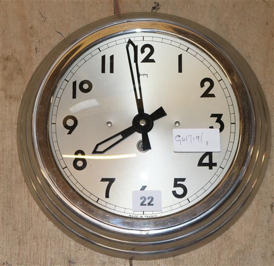 Chrome wall clock(-)